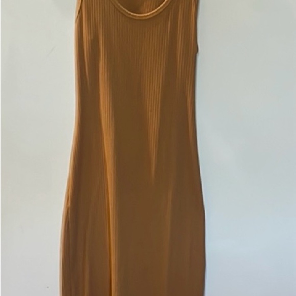 Wild Fable Brown Sleeveless Sheath Dress